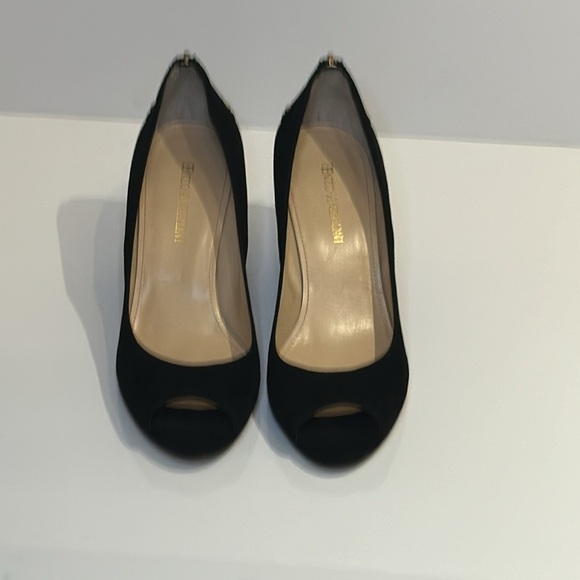 Enzo Angiolini Women's Black Suede Wedge Shoes US Size 8M - Picture 2 of 6